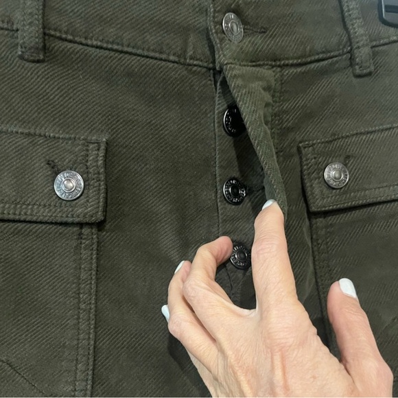 Free People Womens Military Utility Corduroy Kyo Pants - Picture 6 of 6